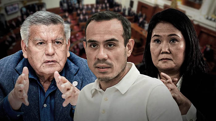 Fuerza Popular, Somos Perú y APP con más rechazo y desaprobación por blindar a Jerí